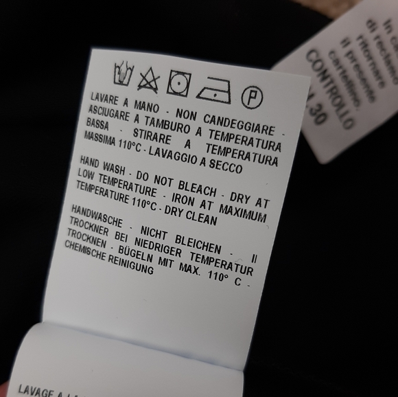 GRAN SASSO Black 100% Wool Long Sleeved Polo Shirt Size 54 Fine Travel Wool NEW - Picture 14 of 15